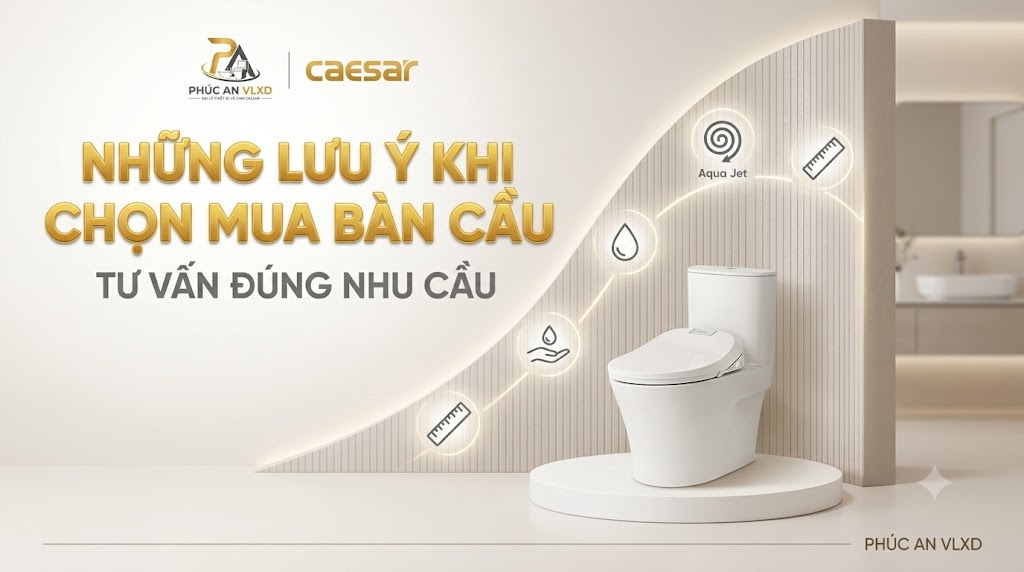 KHI CHỌN MUA BÀN CẦU CẦN LƯU Ý NHỮNG GÌ? Kinh nghiệm chọn bàn cầu phù hợp cho gia đình