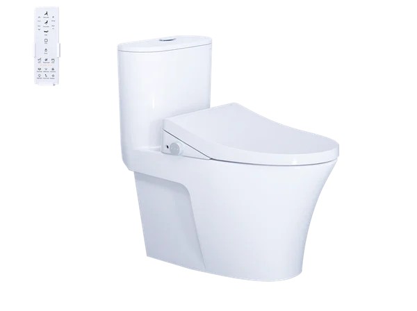 Bàn Cầu Một Khối kết hợp nắp điện tử - C1395F - TAF512H