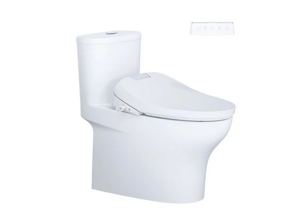 Bàn Cầu Một Khối kết hợp nắp điện tử - C1394F - TAF610H - ảnh 1