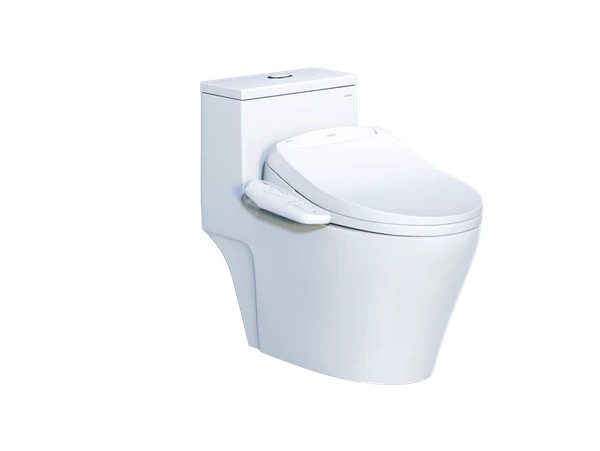 Bàn Cầu một khối kết hợp với nắp điện tử - C1356F + TAF400H - ảnh 1