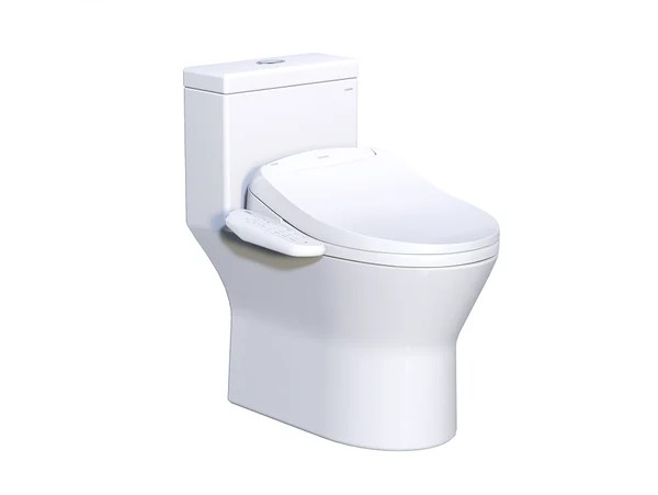 Bàn cầu một khối kết hợp với nắp điện tử - C1374F + TAF400H - ảnh 1
