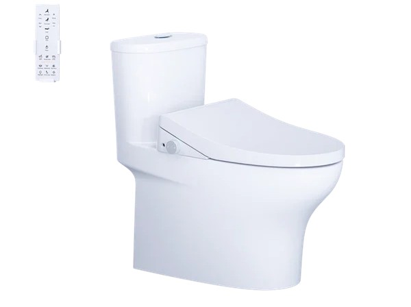Bàn Cầu Một Khối kết hợp nắp điện tử - C1394F - TAF512H