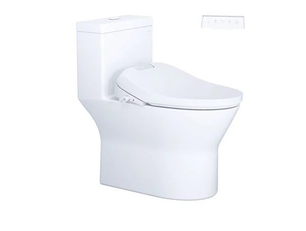 Bàn cầu một khối kết hợp với nắp điện tử - C1374F + TAF610H - ảnh 1