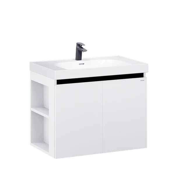 Lavabo kết hợp tủ treo LF5358 + EH15358CLV - ảnh 1
