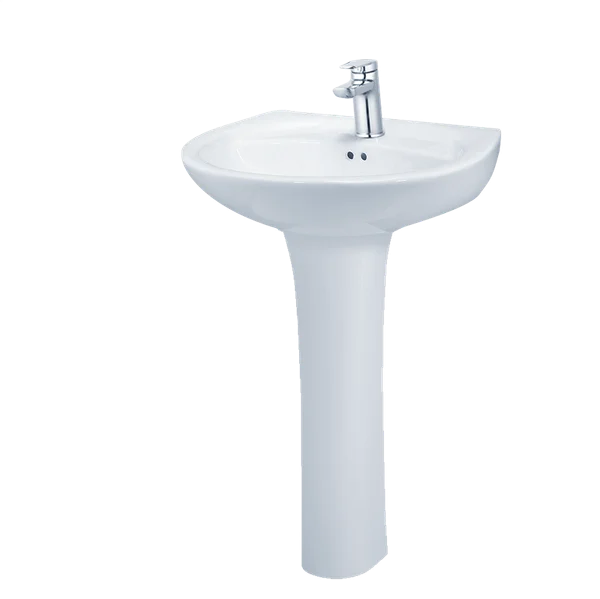 Lavabo treo tường L2220 + Chân Lavabo P2445
