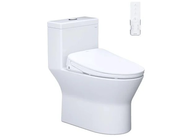 Bàn cầu một khối kết hợp với nắp điện tử - C1374F + TAF710H - ảnh 1