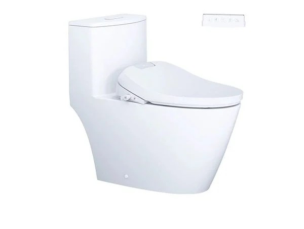 Bàn Cầu một khối kết hợp với nắp điện tử - C1363F + TAF610H - ảnh 1