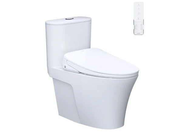 Bàn Cầu Một Khối kết hợp nắp điện tử - C1395F - TAF710H - ảnh 1