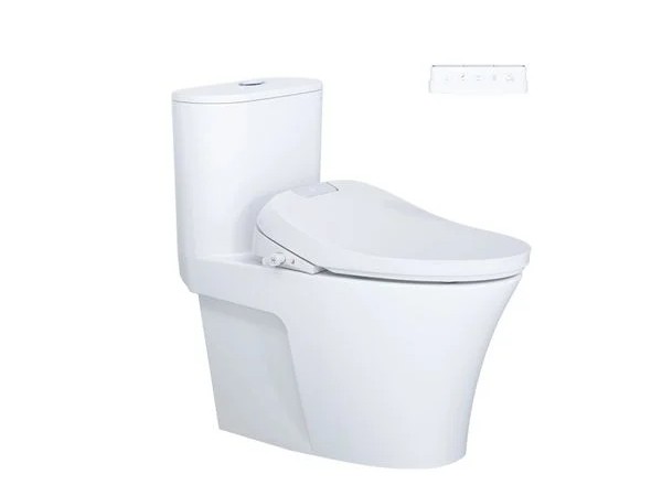 Bàn Cầu Một Khối kết hợp nắp điện tử - C1395F - TAF610H - ảnh 1
