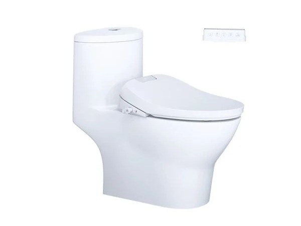 Bàn Cầu một khối kết hợp với nắp điện tử - C1375F + TAF610H - ảnh 1